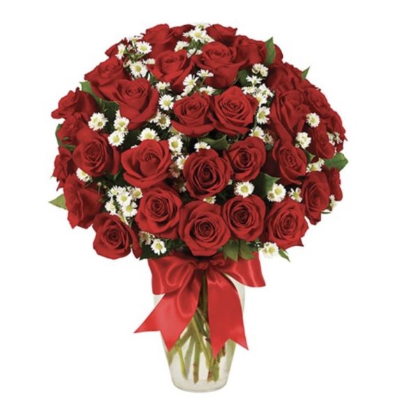 3 Dozen Roses - Red by local florist Where The Blooms Are In Levittown PA. Servicing Langhorne
