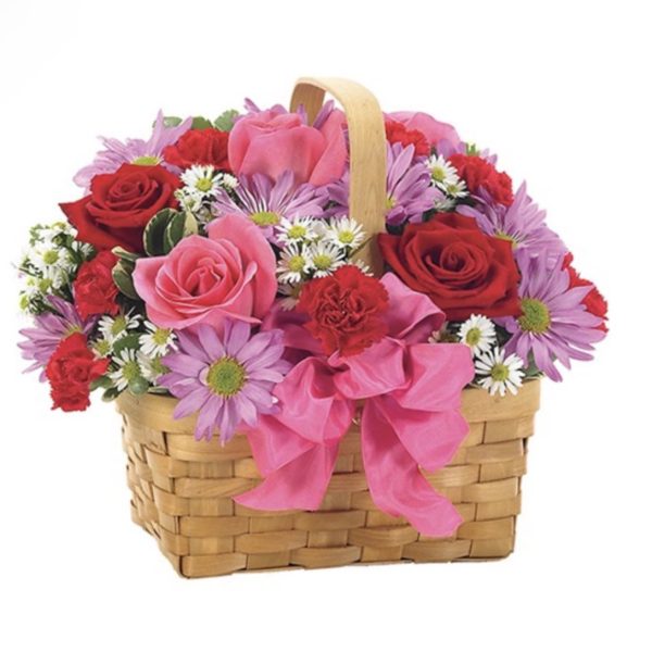 Basket Of Love by local florist Where The Blooms Are In Levittown PA. Servicing Langhorne