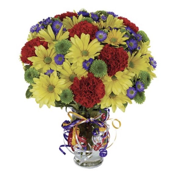 Best Wishes Bouquet - Medium by local florist Where The Blooms Are In Levittown PA. Servicing Langhorne