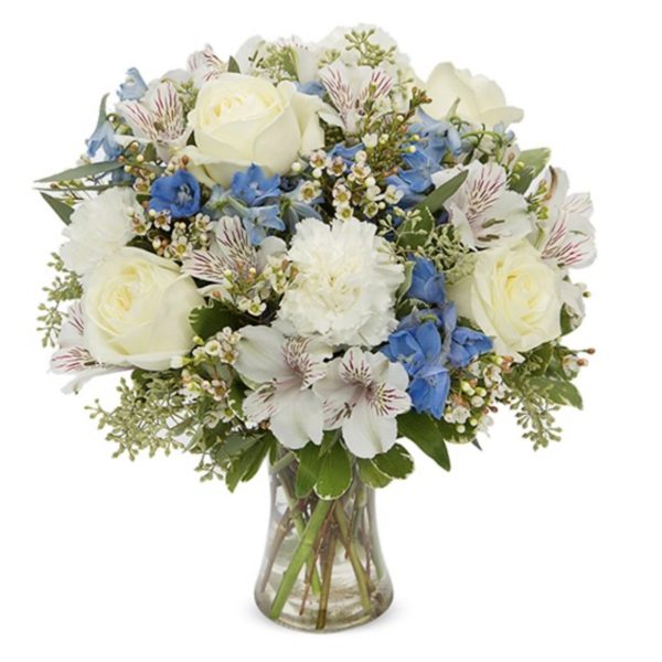 Blue & White Brilliance - Large by local florist Where The Blooms Are In Levittown PA. Servicing Langhorne