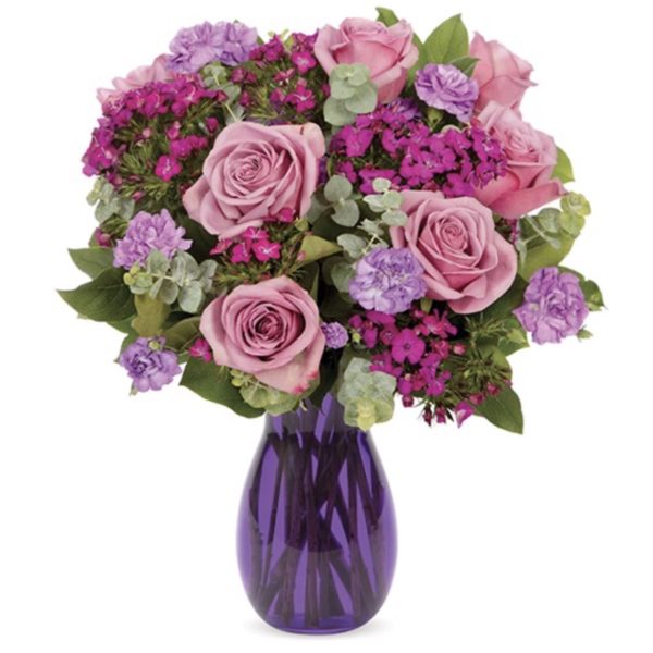 Elegant Lavender Bouquet - Medium by local florist Where The Blooms Are In Levittown PA. Servicing Langhorne