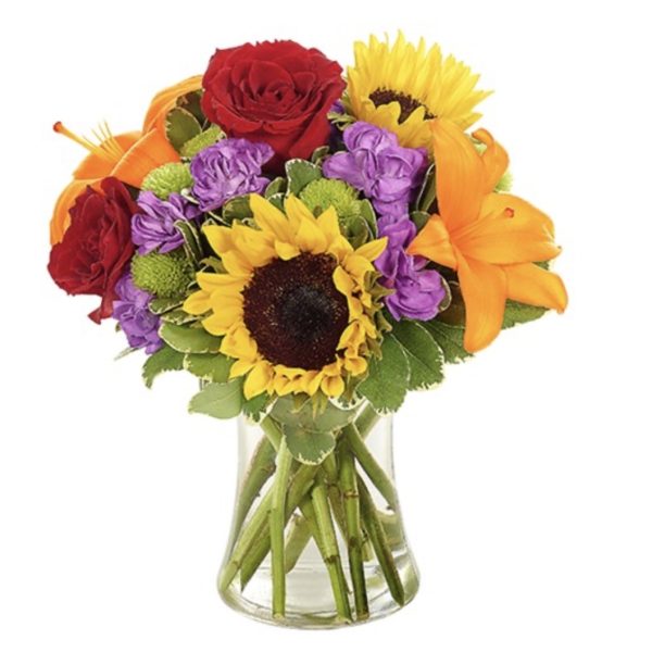 Floral Artisan Bouquet by local florist Where The Blooms Are In Levittown PA. Servicing Langhorne