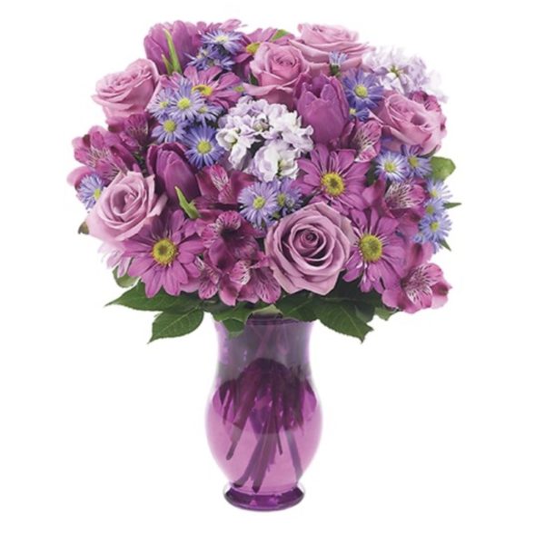 Lovely Lavender Bouquet - Large by local florist Where The Blooms Are In Levittown PA. Servicing Langhorne