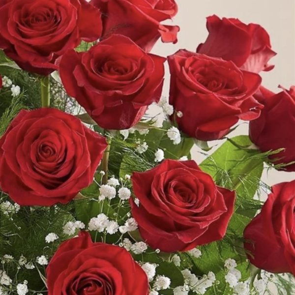 Milestone Anniversary Bouquet Red - 60 Stems by local florist Where The Blooms Are In Levittown PA. Servicing Langhorne