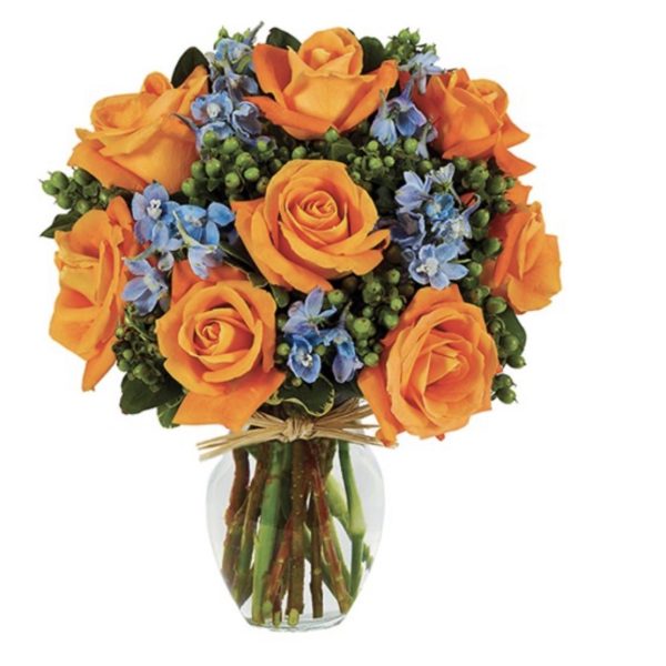 Orange You Happy! - Large by local florist Where The Blooms Are In Levittown PA. Servicing Langhorne