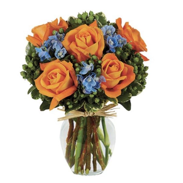 Orange You Happy! - Small by local florist Where The Blooms Are In Levittown PA. Servicing Langhorne