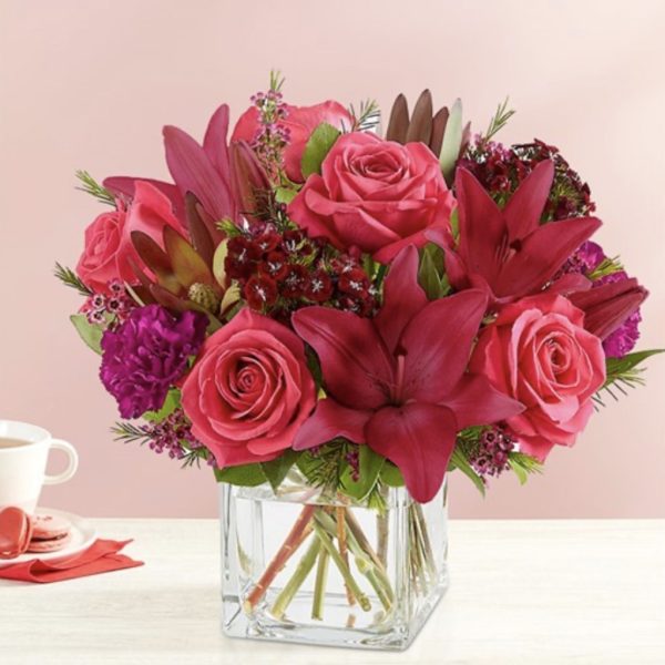 Radiant Romance™ Bouquet - Medium by local florist Where The Blooms Are In Levittown PA. Servicing Langhorne