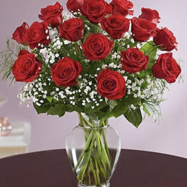 Rose Elegance ™ Long Stem Red Roses - 12 Stems by local florist Where The Blooms Are In Levittown PA. Servicing Langhorne