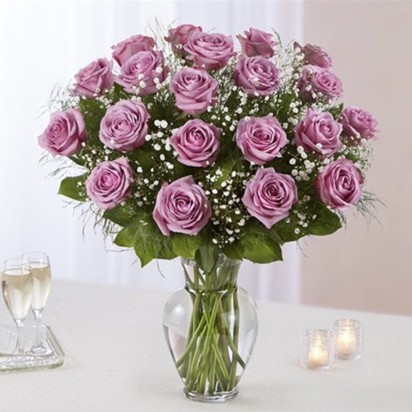 Ultimate Elegance ™ Long Stem Lavender Roses - 24 Stems by local florist Where The Blooms Are In Levittown PA. Servicing Langhorne