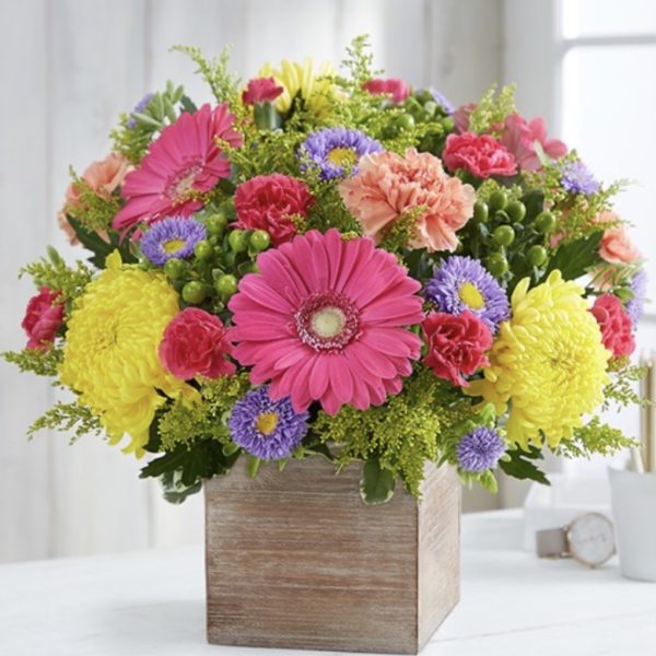 Vibrant Jewel Bouquet - Large by local florist Where The Blooms Are In Levittown PA. Servicing Langhorne
