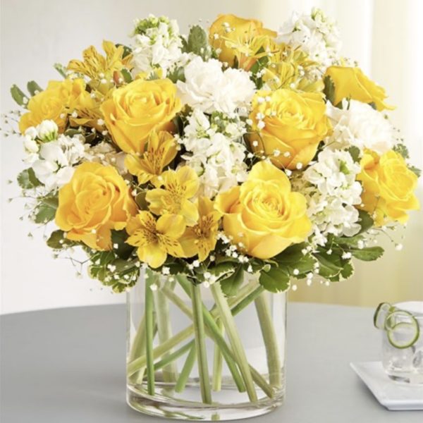 Yellow & White Delight Bouquet - X-Large by local florist Where The Blooms Are In Levittown PA. Servicing Langhorne